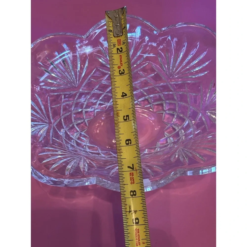 Crystal Designs by Godinger 24% Lead Crystal Decorative Glass Bowl